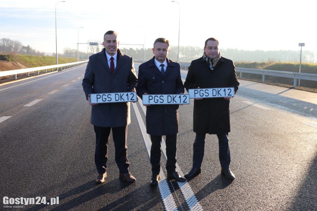 Briefing prasowy na nowej obwodnicy DK12