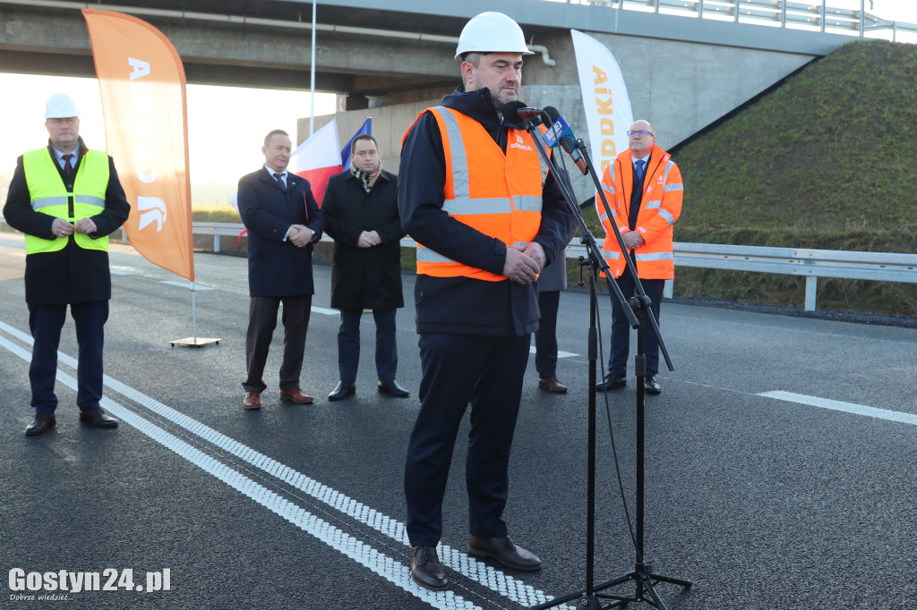 Briefing prasowy na nowej obwodnicy DK12