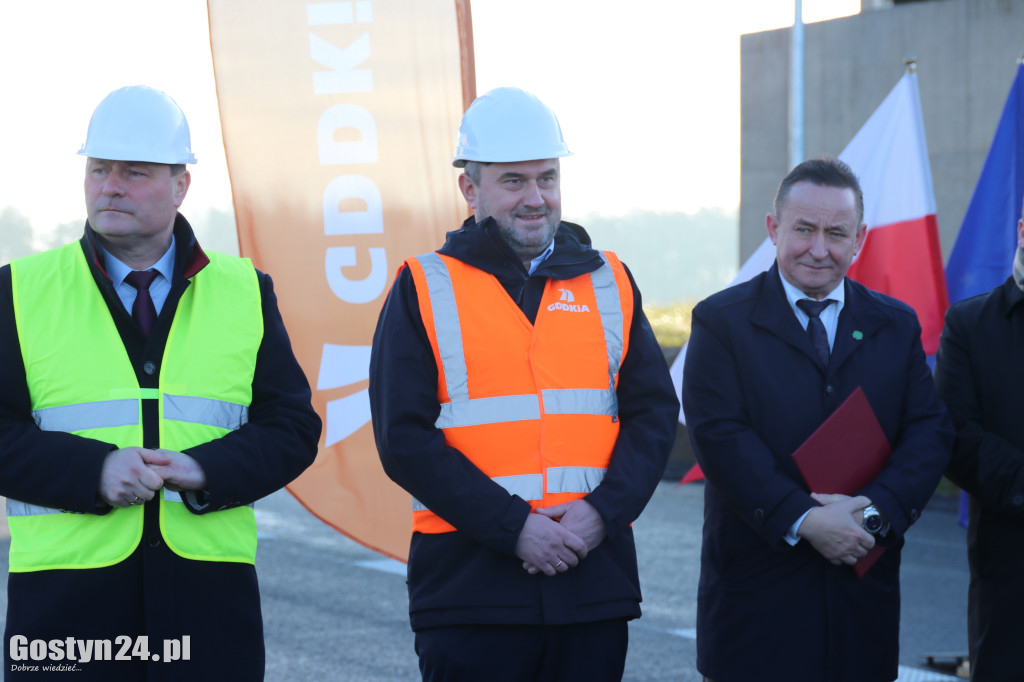 Briefing prasowy na nowej obwodnicy DK12