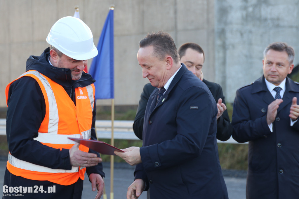 Briefing prasowy na nowej obwodnicy DK12