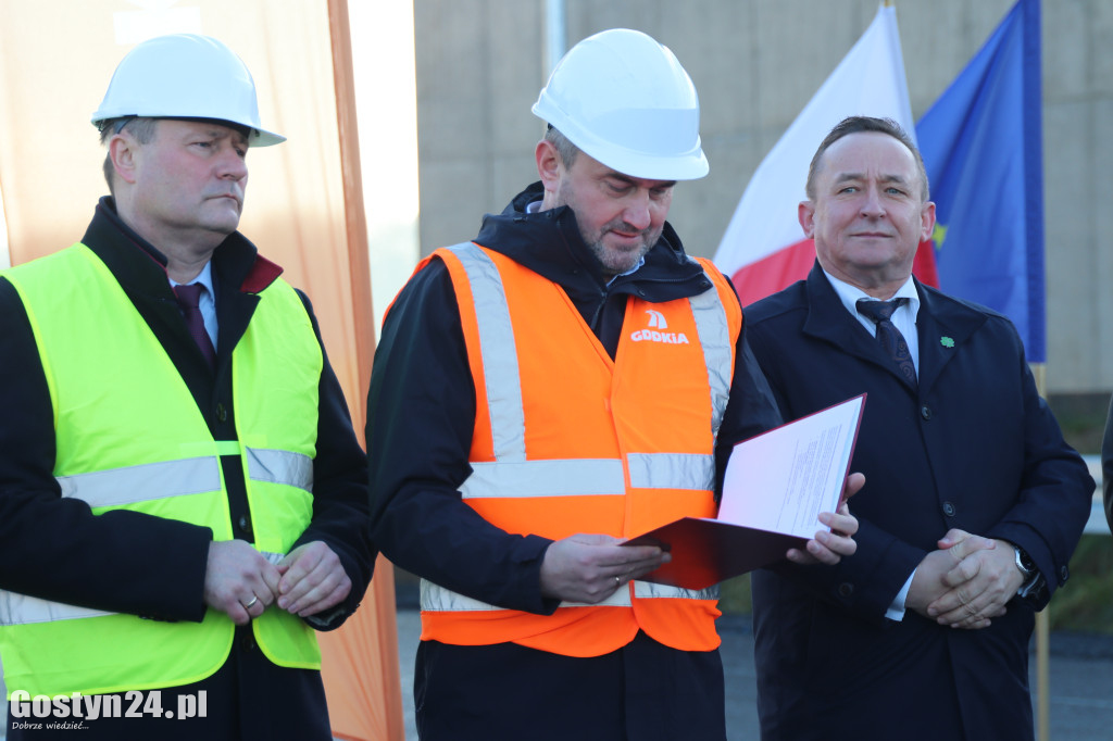 Briefing prasowy na nowej obwodnicy DK12