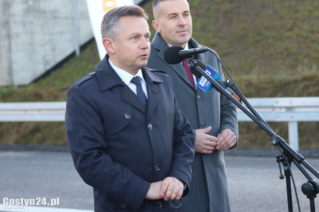 Briefing prasowy na nowej obwodnicy DK12