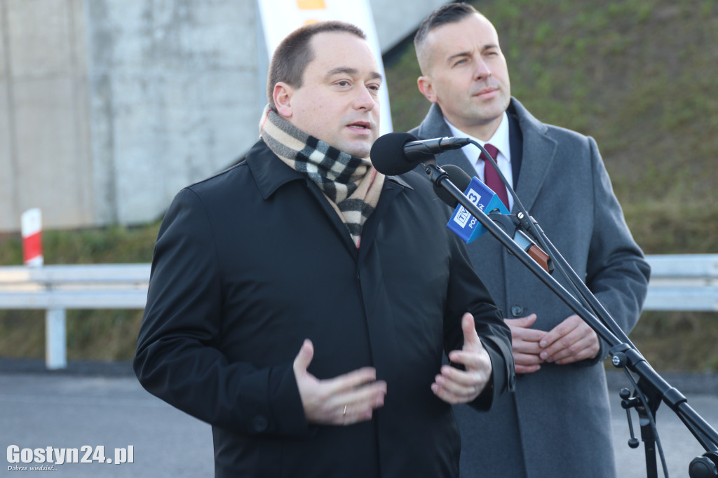 Briefing prasowy na nowej obwodnicy DK12