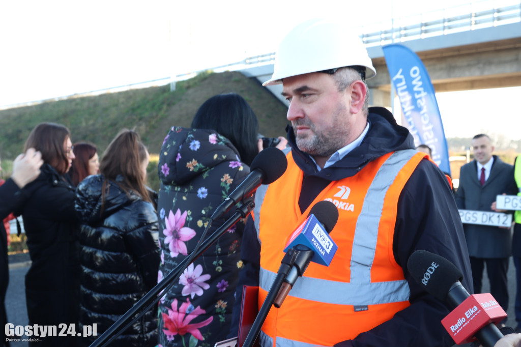 Briefing prasowy na nowej obwodnicy DK12