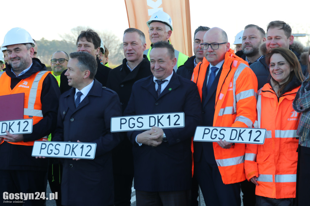 Briefing prasowy na nowej obwodnicy DK12