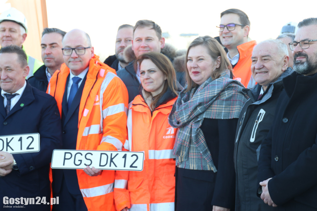 Briefing prasowy na nowej obwodnicy DK12