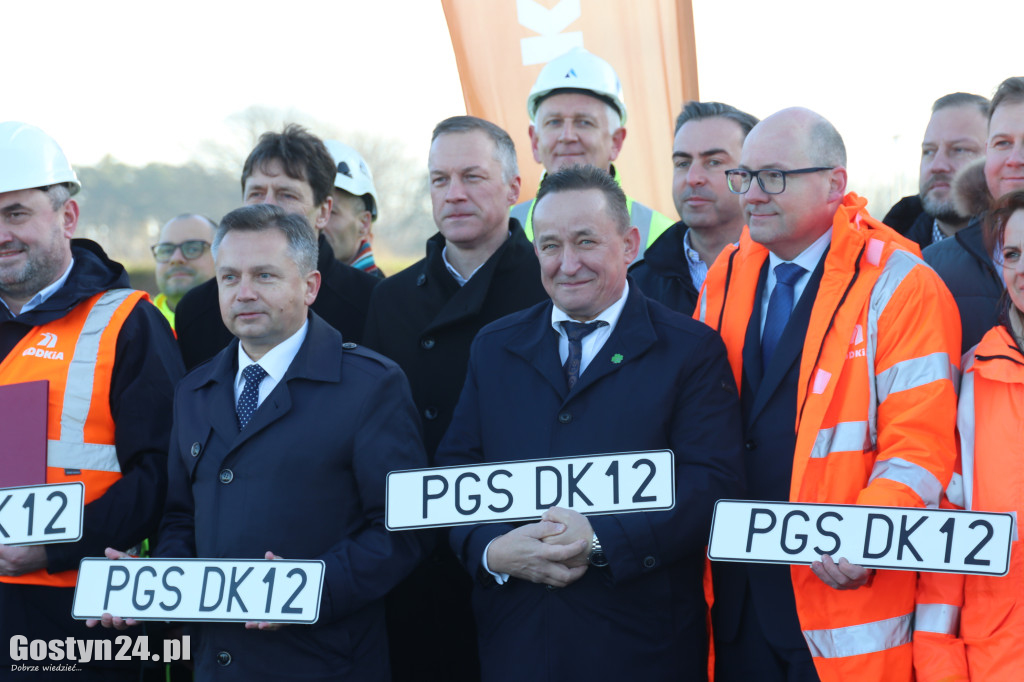 Briefing prasowy na nowej obwodnicy DK12