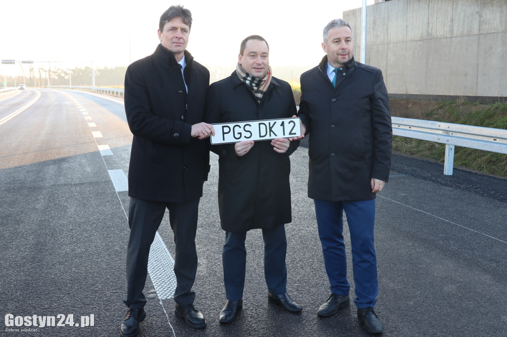 Briefing prasowy na nowej obwodnicy DK12