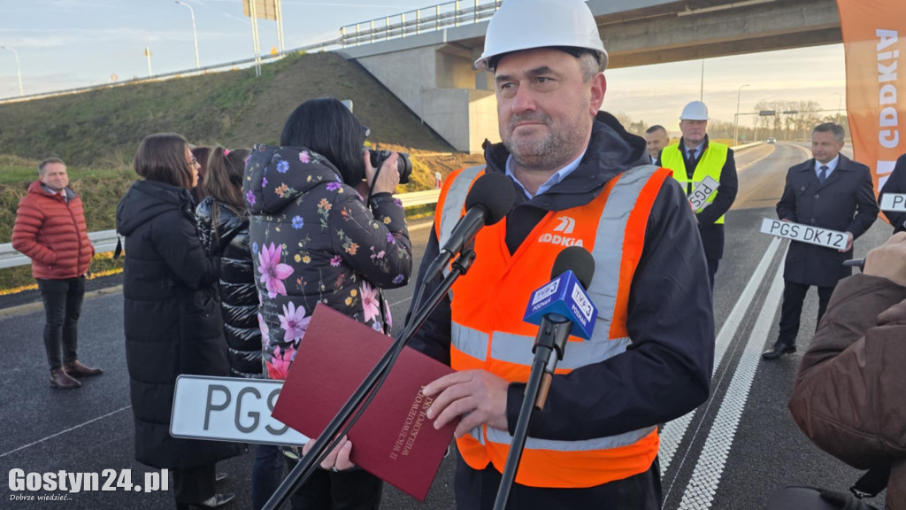 Briefing prasowy na nowej obwodnicy DK12