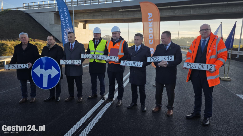 Briefing prasowy na nowej obwodnicy DK12