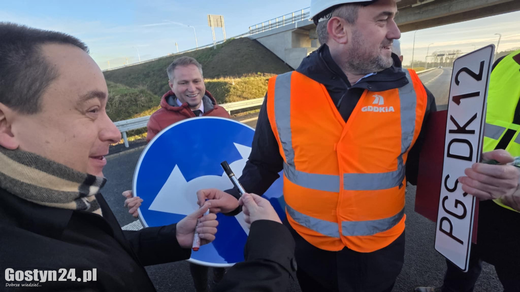 Briefing prasowy na nowej obwodnicy DK12