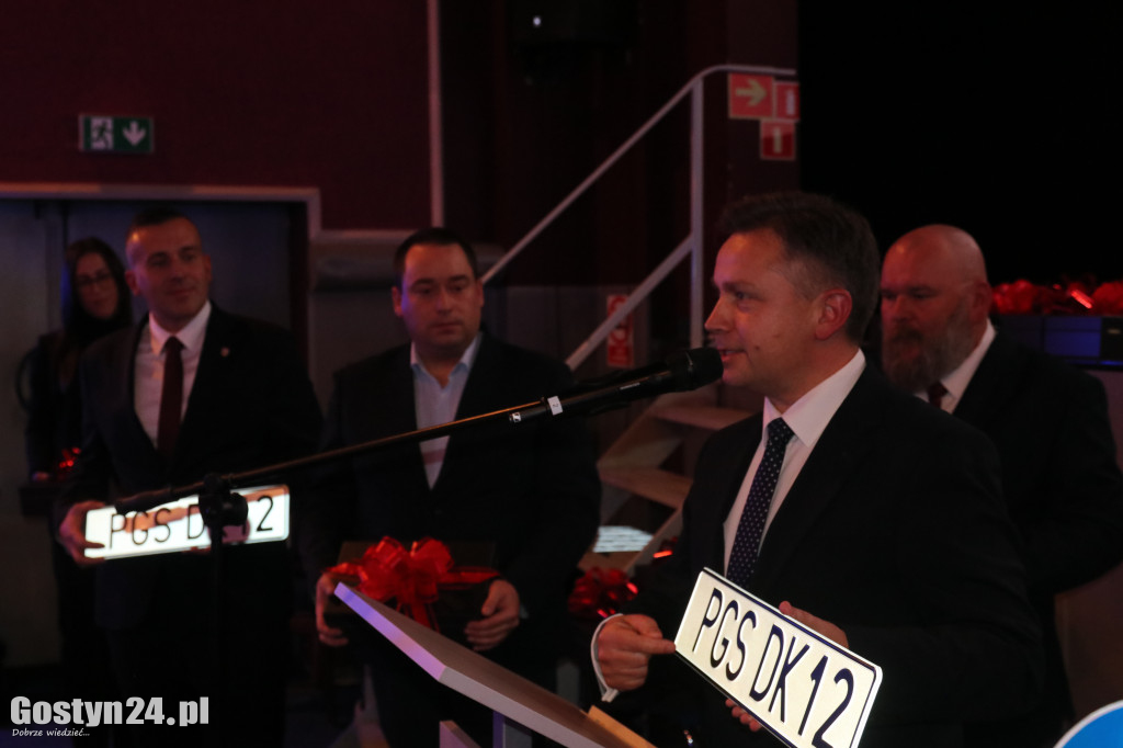 Spotkanie w kinie po wizytacji nowej obwodnicy