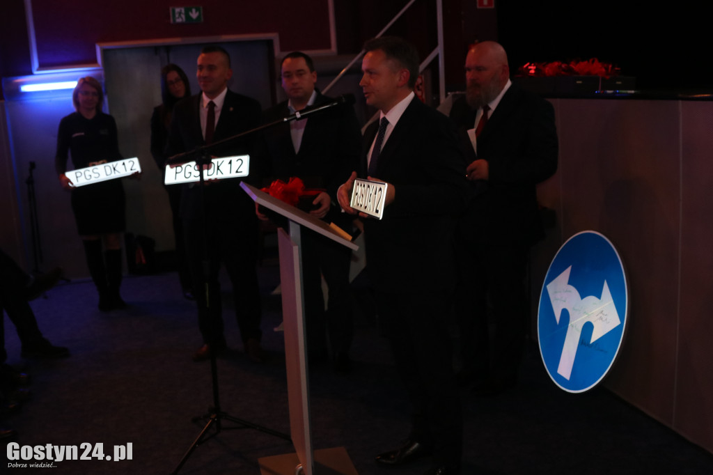 Spotkanie w kinie po wizytacji nowej obwodnicy