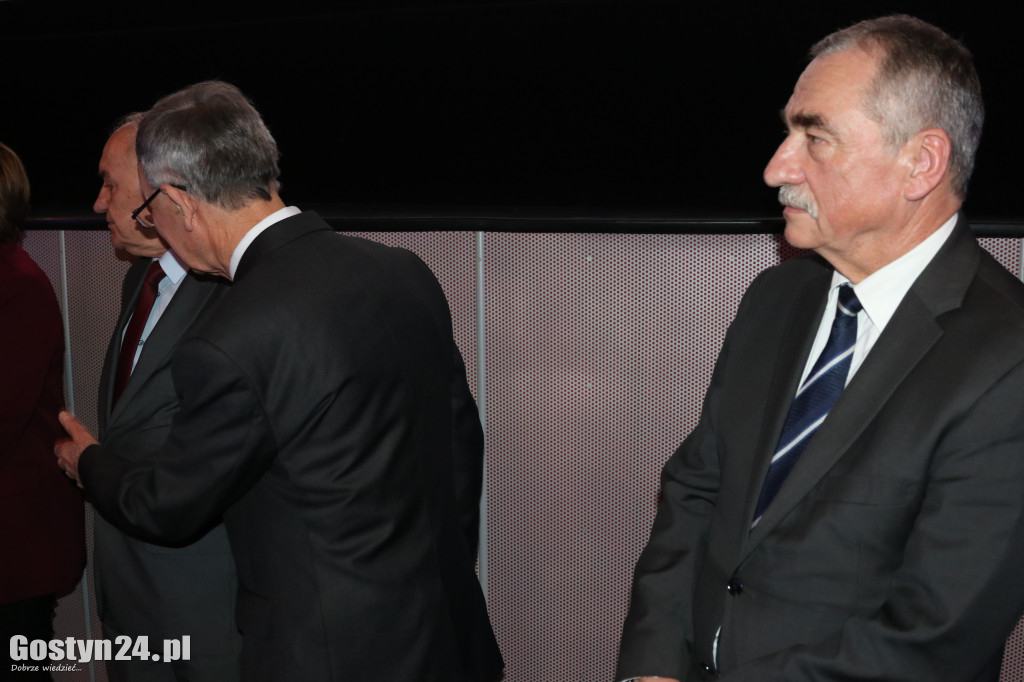 Spotkanie w kinie po wizytacji nowej obwodnicy