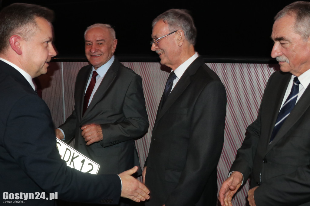 Spotkanie w kinie po wizytacji nowej obwodnicy