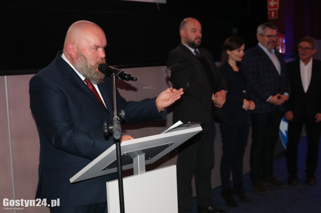 Spotkanie w kinie po wizytacji nowej obwodnicy