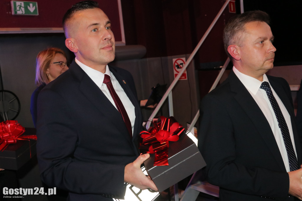 Spotkanie w kinie po wizytacji nowej obwodnicy