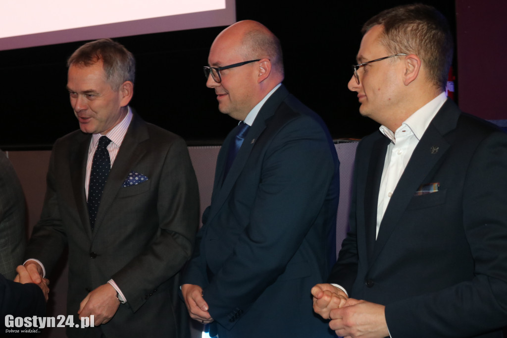 Spotkanie w kinie po wizytacji nowej obwodnicy