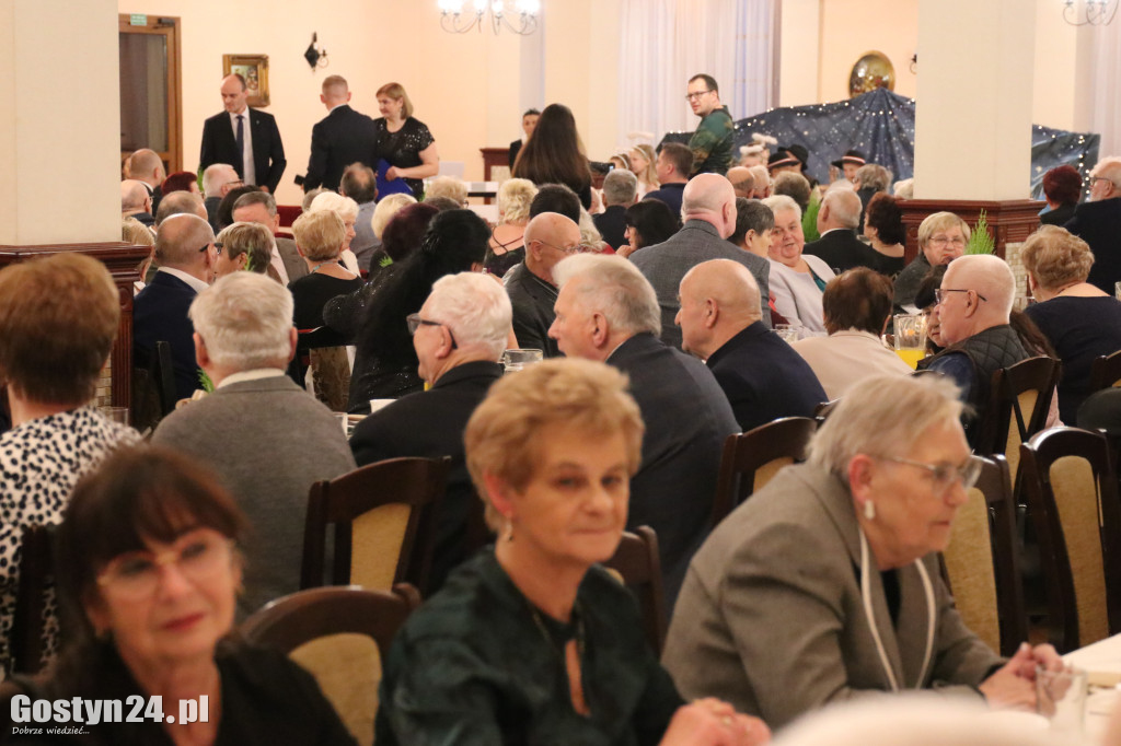 Wigilia organizacji senioralnych w Krobi