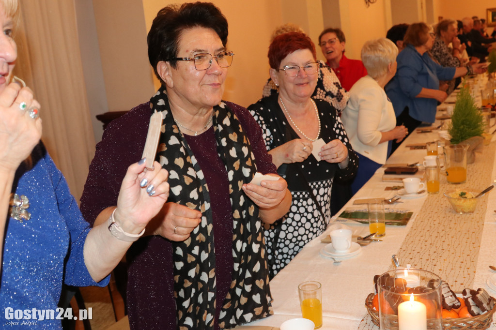 Wigilia organizacji senioralnych w Krobi