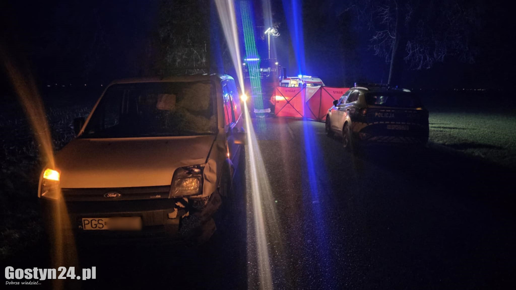 Śmiertelny wypadek pod Gostyniem