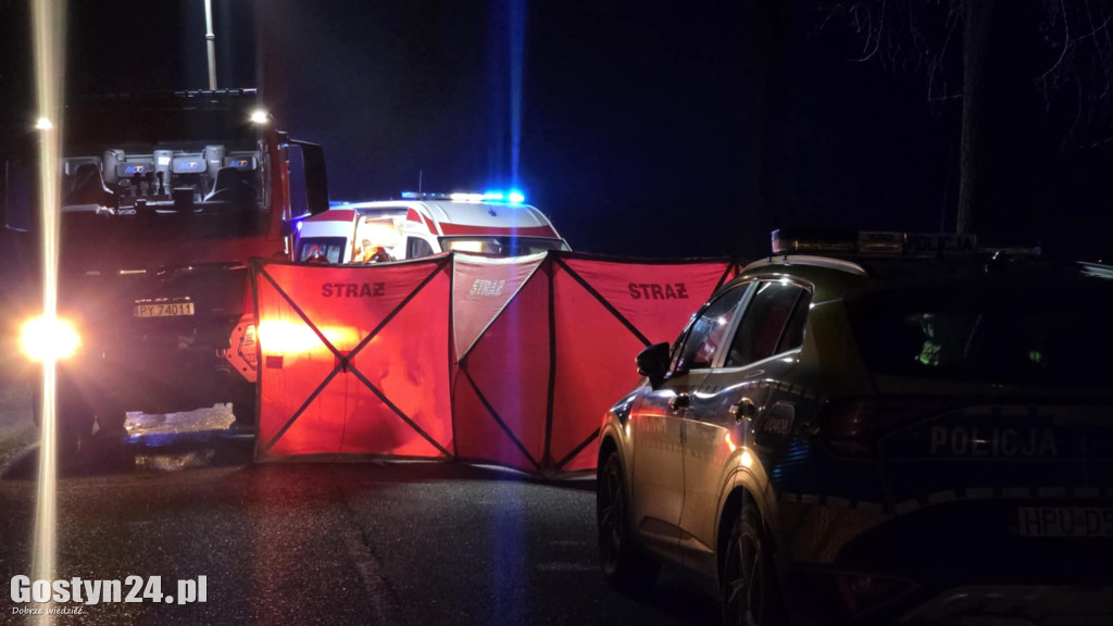 Śmiertelny wypadek pod Gostyniem