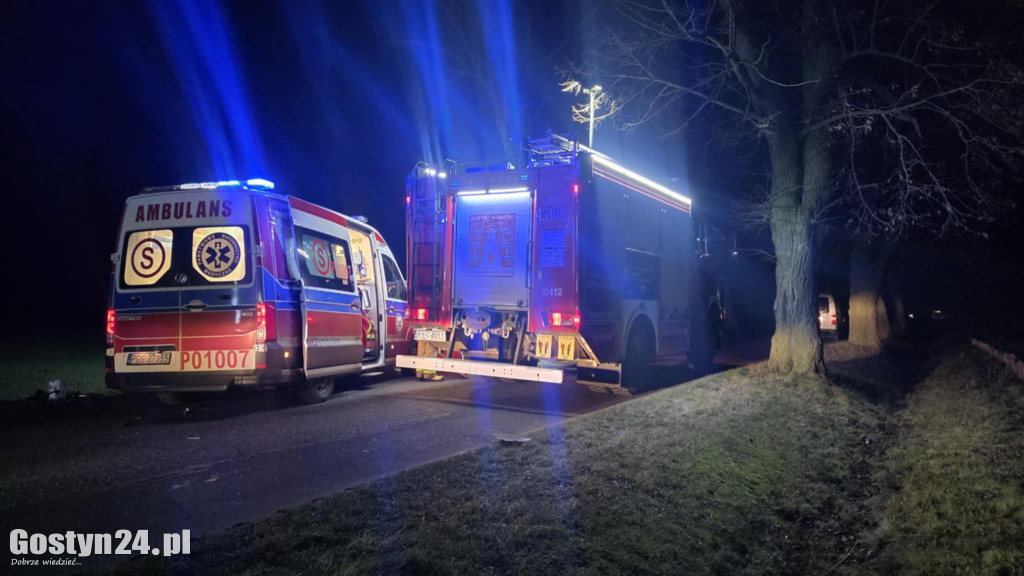 Śmiertelny wypadek pod Gostyniem