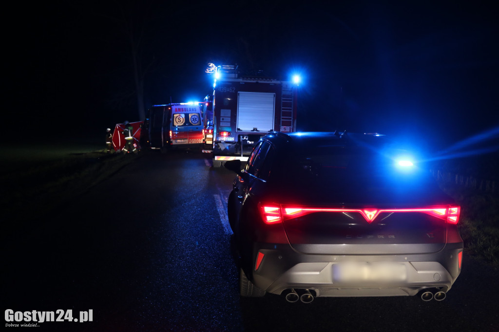 Śmiertelny wypadek pod Gostyniem
