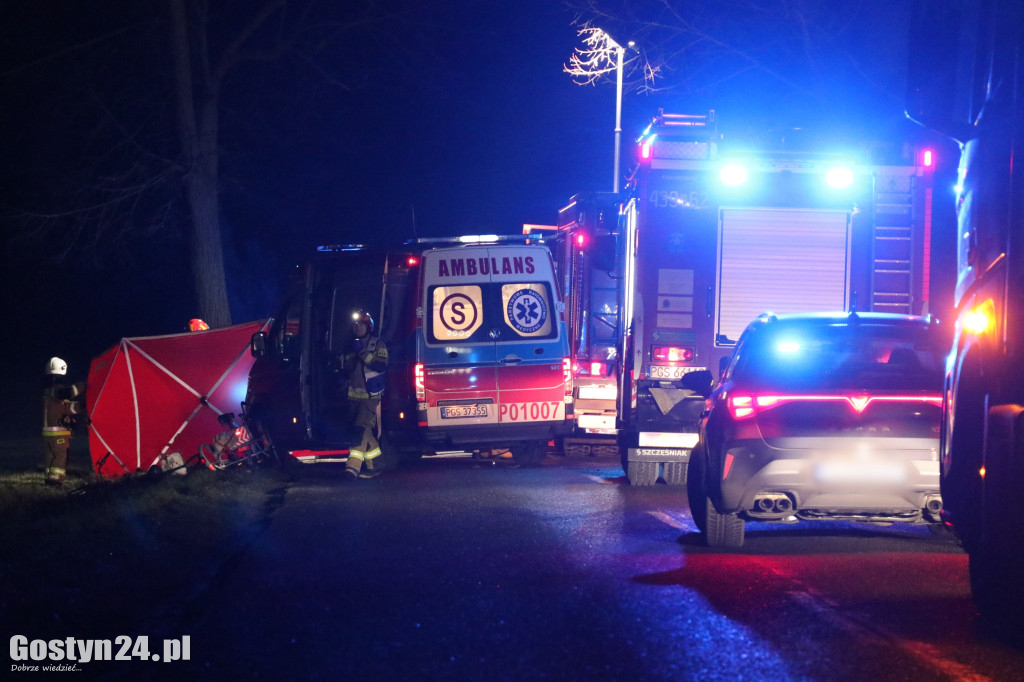 Śmiertelny wypadek pod Gostyniem