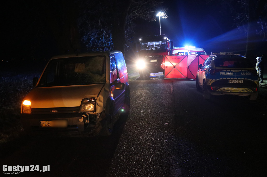 Śmiertelny wypadek pod Gostyniem