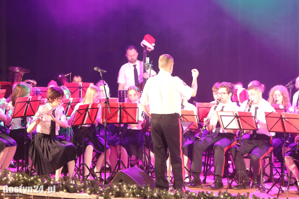 Świąteczny koncert orkiestry w Krobi