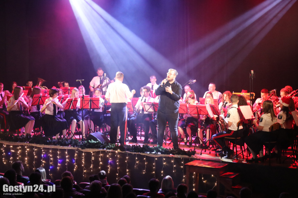 Świąteczny koncert orkiestry w Krobi