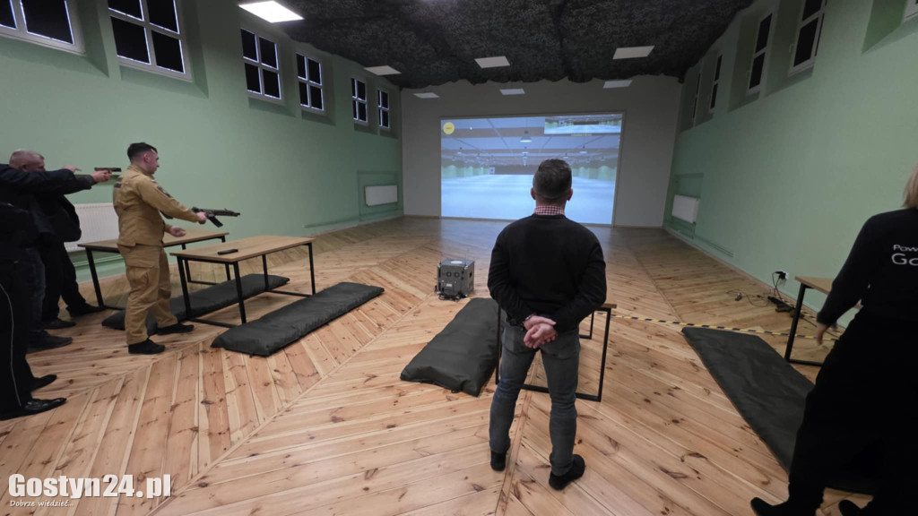 Otwarto wirtualną strzelnicę w Gostyniu