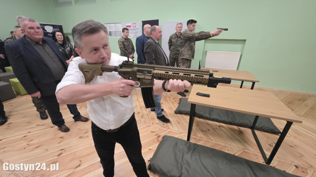 Otwarto wirtualną strzelnicę w Gostyniu
