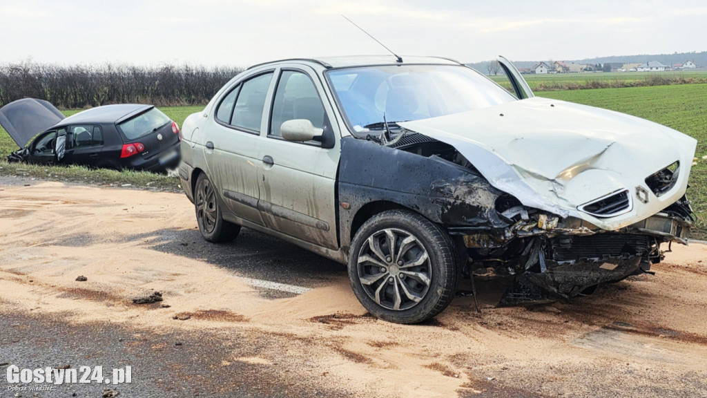 Wypadek na prostej drodze Lipie-Szelejewo Drugie