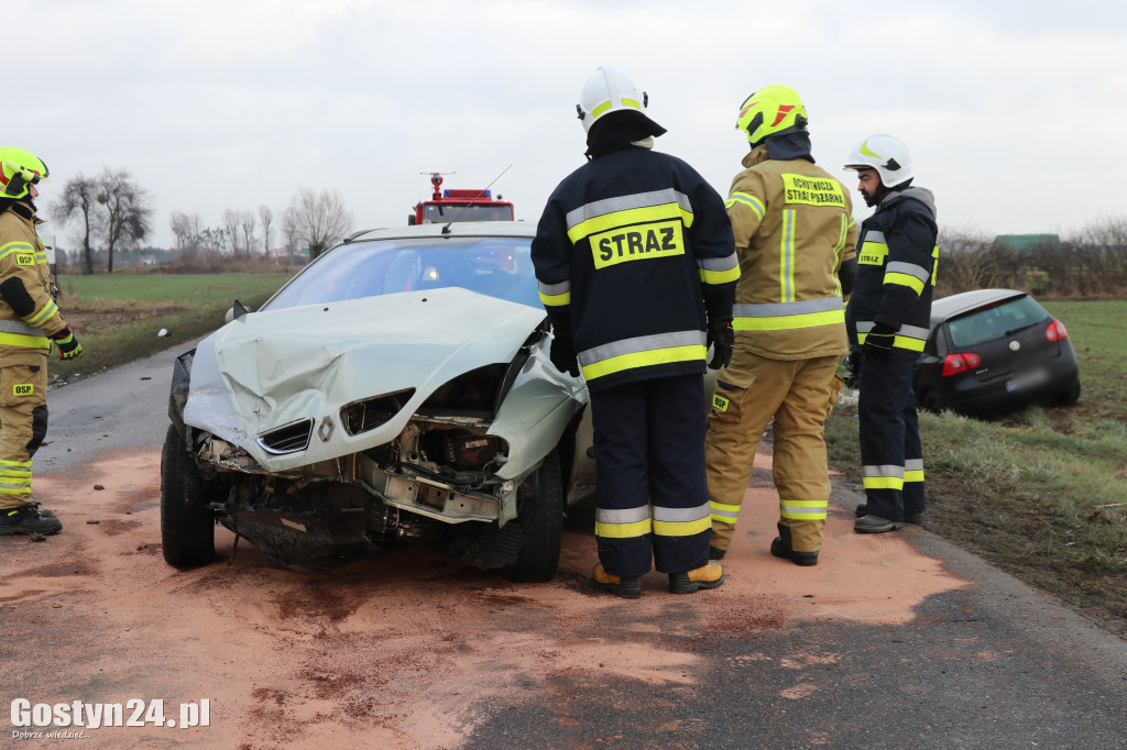 Wypadek na prostej drodze Lipie-Szelejewo Drugie