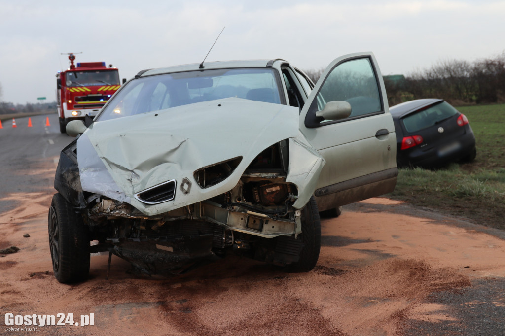 Wypadek na prostej drodze Lipie-Szelejewo Drugie