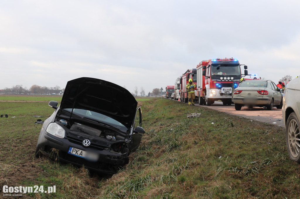 Wypadek na prostej drodze Lipie-Szelejewo Drugie