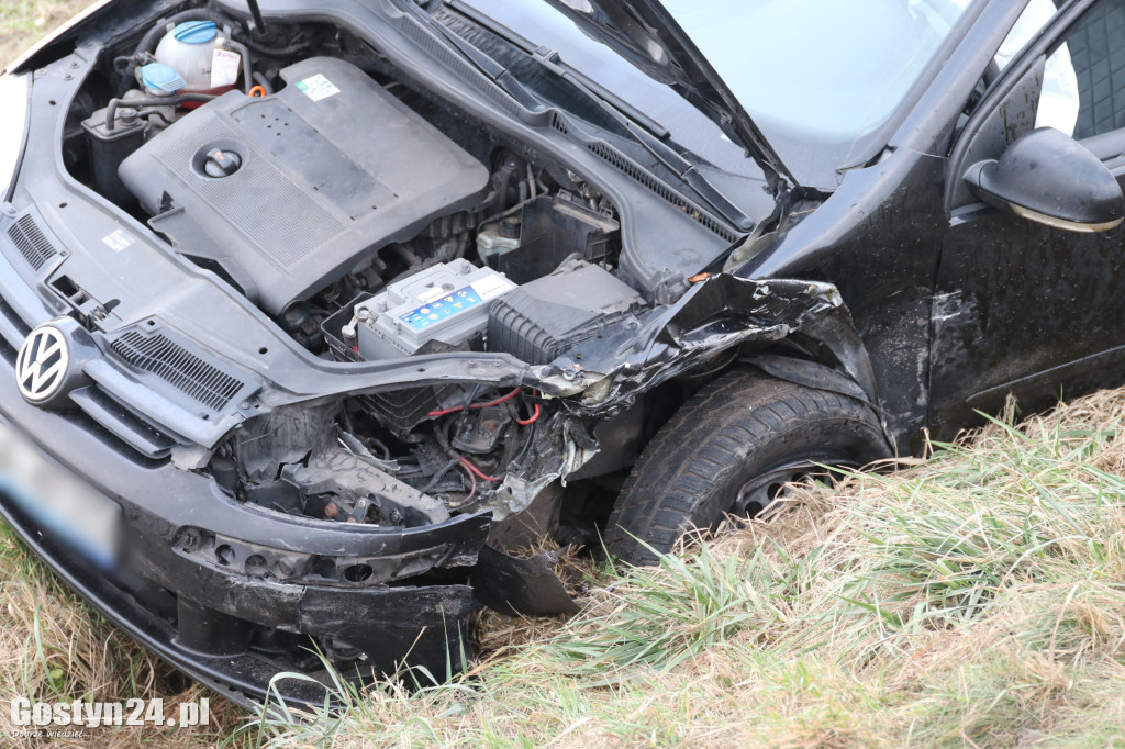 Wypadek na prostej drodze Lipie-Szelejewo Drugie