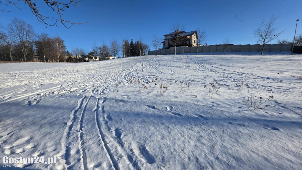 Wizytówka Gostynia rozjechana przez sanki