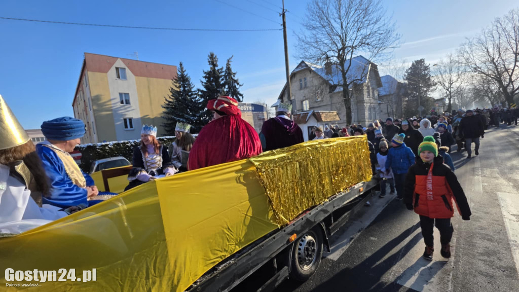 Orszak Trzech Króli przeszedł ulicami Gostynia