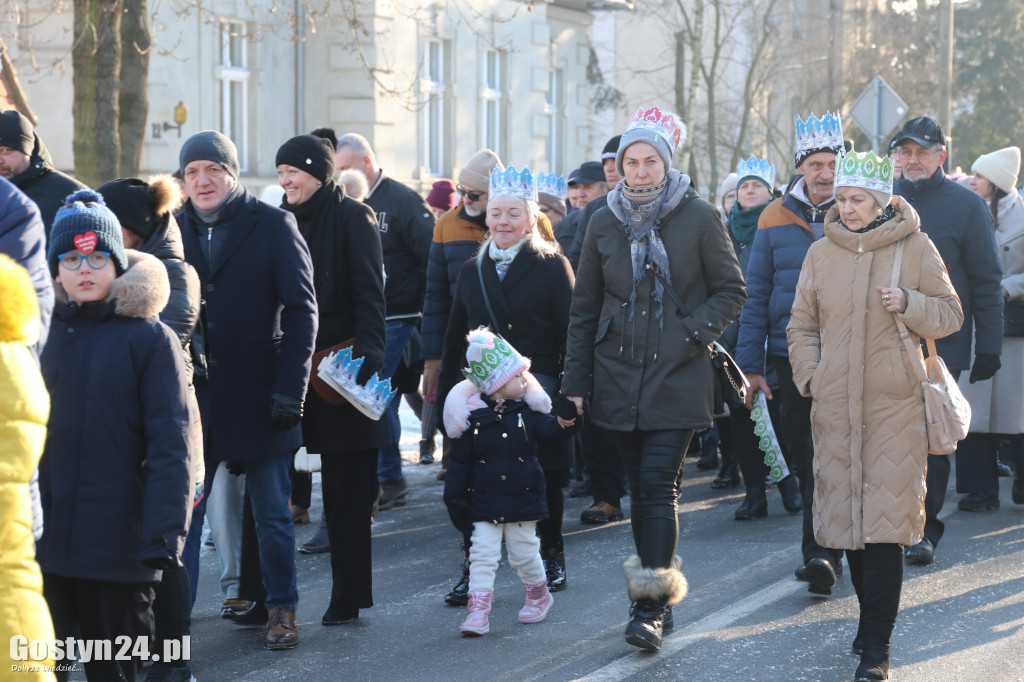Orszak Trzech Króli przeszedł ulicami Gostynia