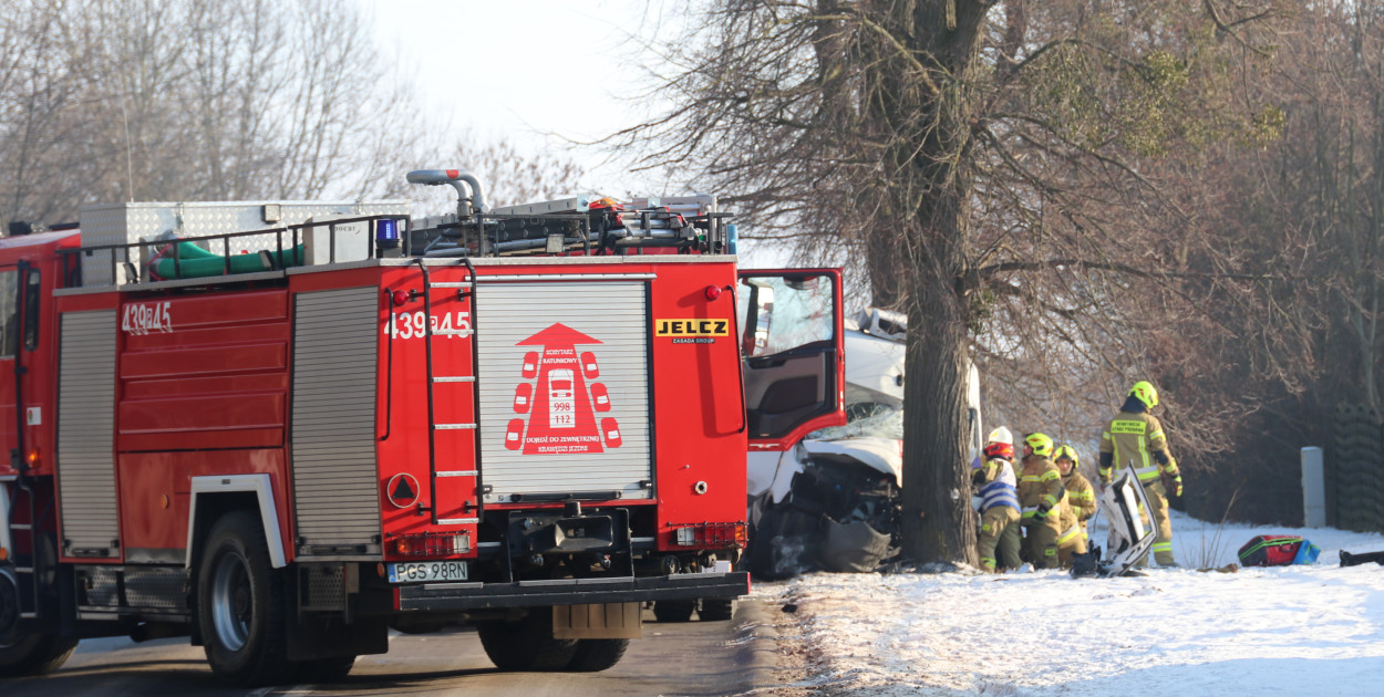 Wypadek drogowy w Szelejewie Drugim