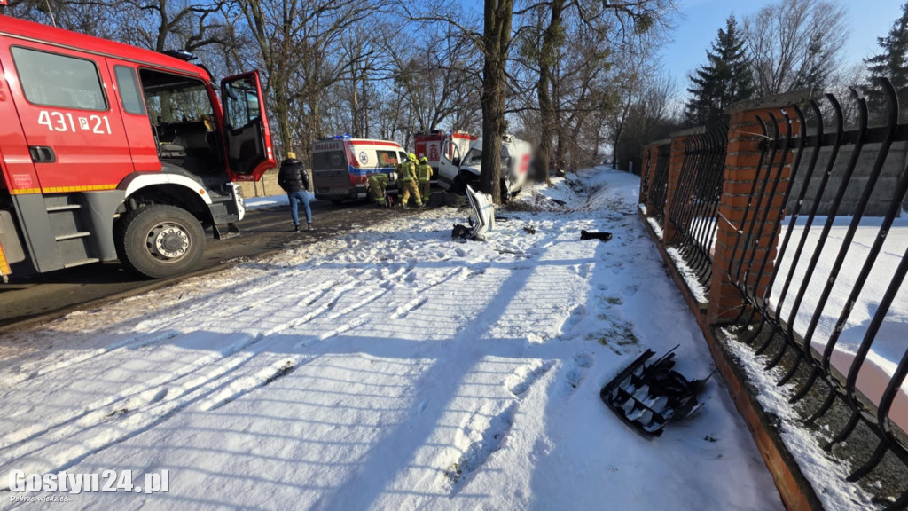Wypadek drogowy w Szelejewie Drugim
