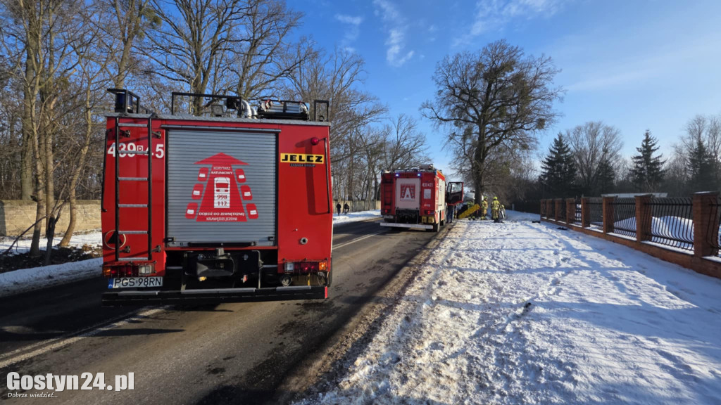 Wypadek drogowy w Szelejewie Drugim