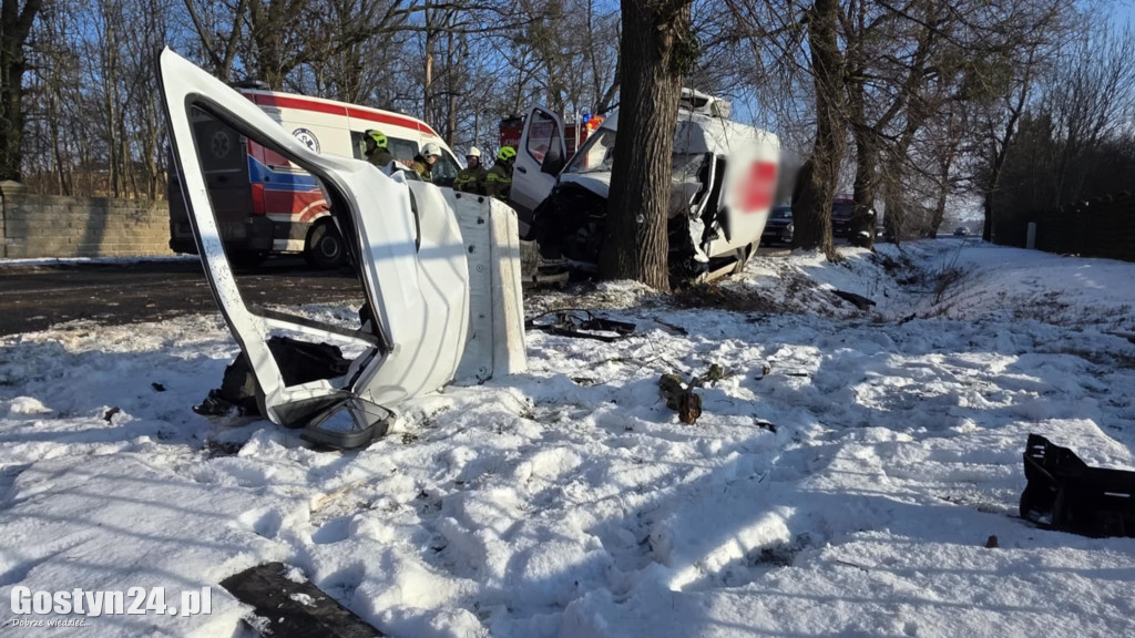 Wypadek drogowy w Szelejewie Drugim