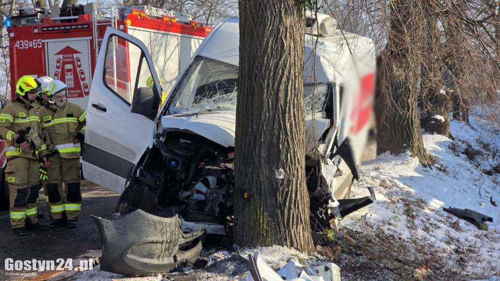 Wypadek drogowy w Szelejewie Drugim