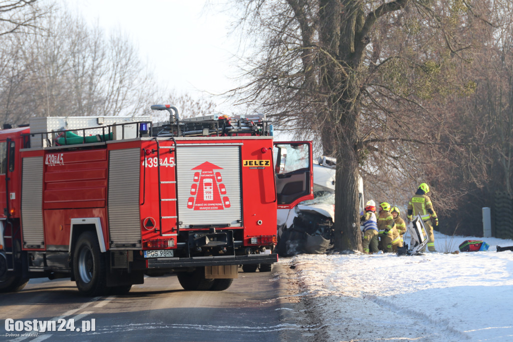 Wypadek drogowy w Szelejewie Drugim