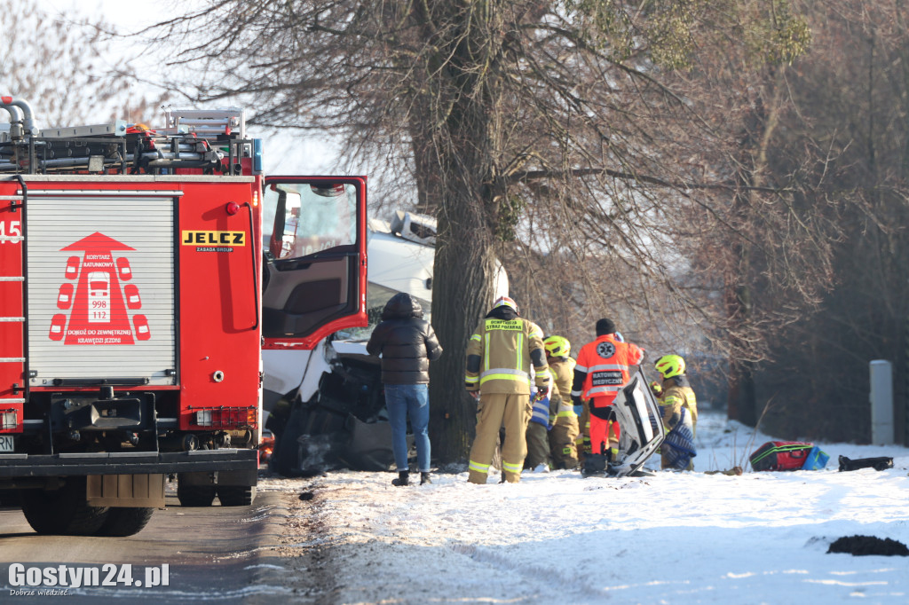 Wypadek drogowy w Szelejewie Drugim