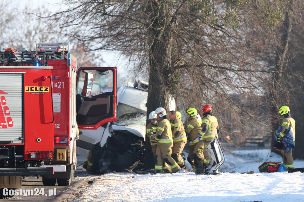 Wypadek drogowy w Szelejewie Drugim